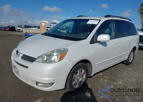 2004 Toyota Sienna Xle из США, поврежденный, VIN 5TDZA22C64S183267